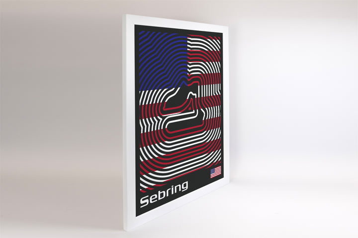 12 Hours of Sebring Poster – Line Series