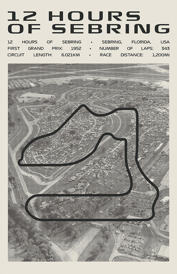 12 Hours of Sebring Poster – Picture Series