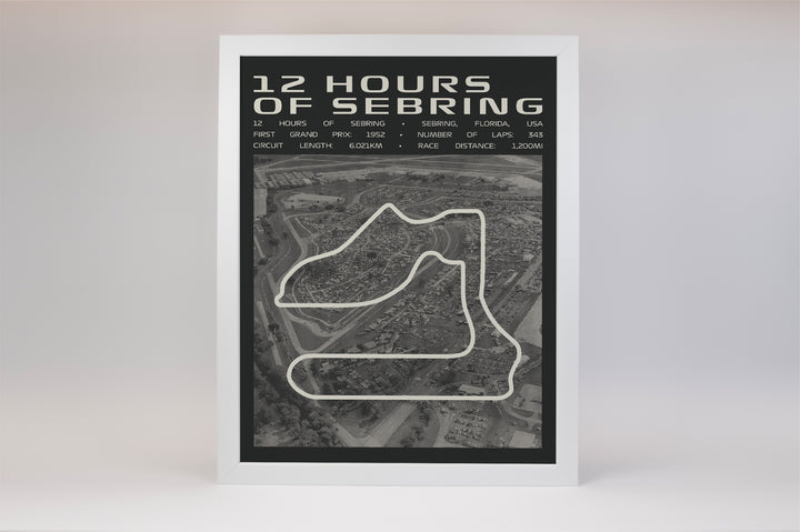 12 Hours of Sebring Poster – Picture Series