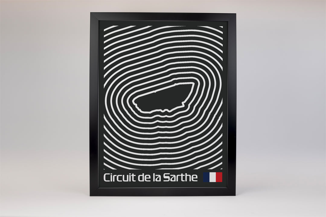 24 Hours of Le Mans Poster – Line Series
