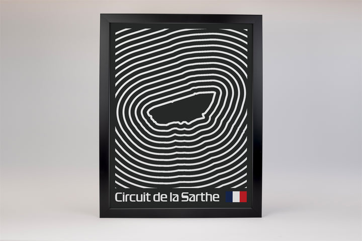 24 Hours of Le Mans Poster – Line Series