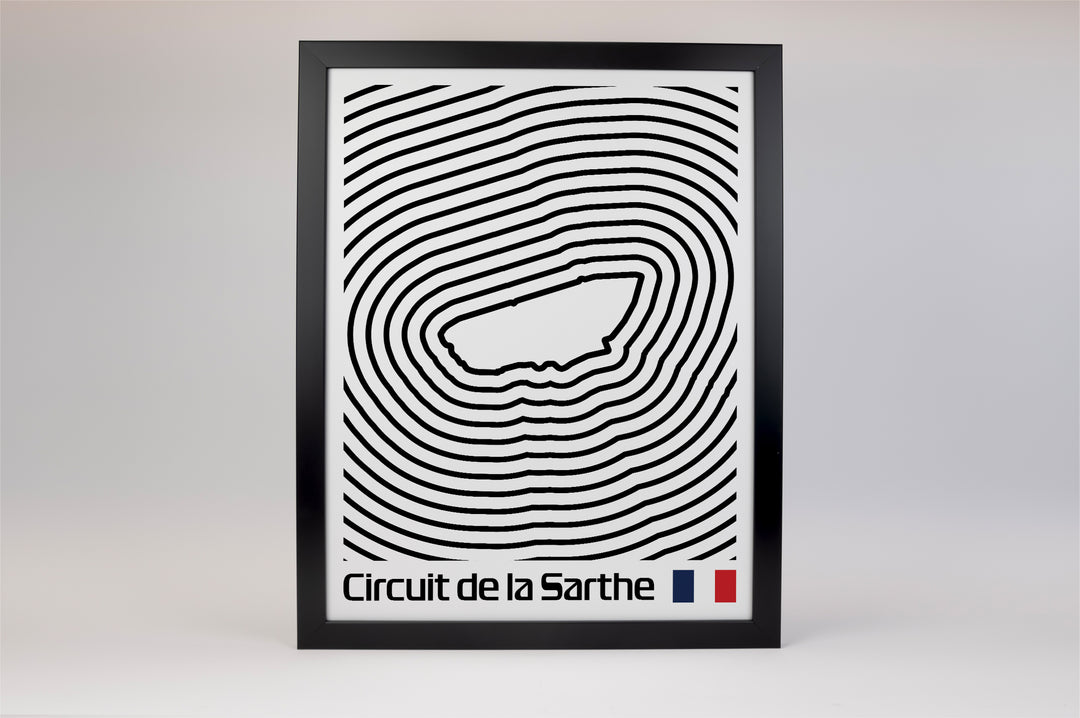 24 Hours of Le Mans Poster – Line Series