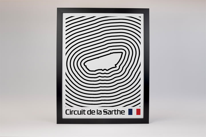 24 Hours of Le Mans Poster – Line Series