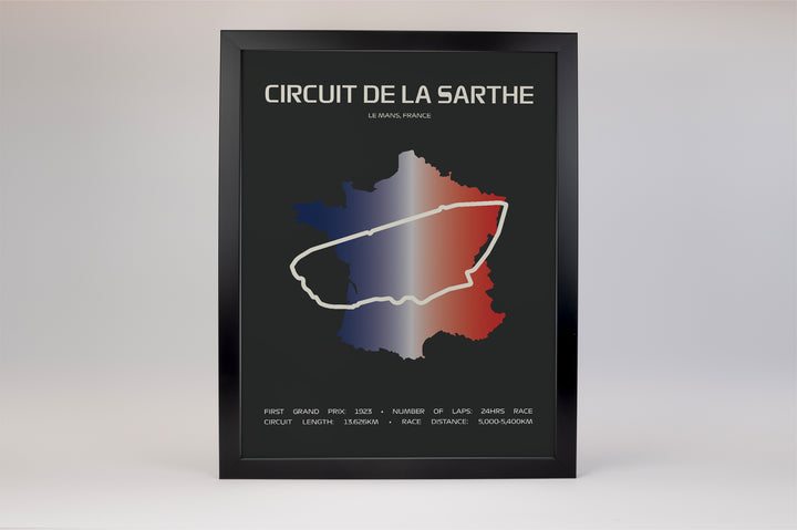 24 Hours of Le Mans Poster – Minimal Series