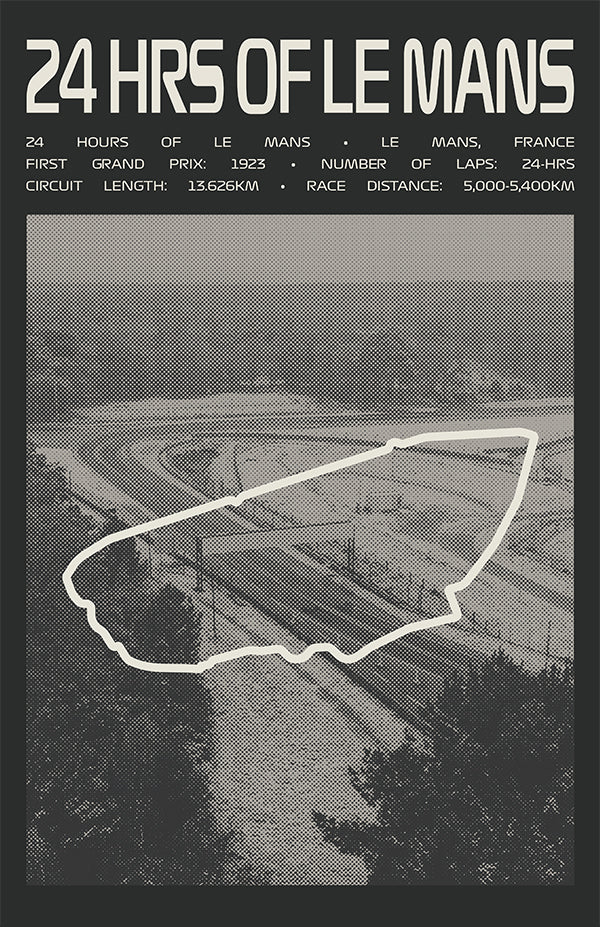 24 Hours of Le Mans Poster – Picture Series
