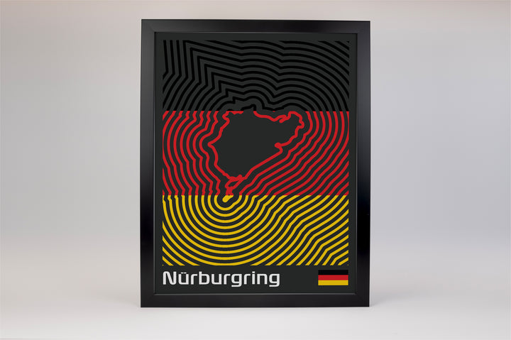 24 Hours of Nürburgring Poster – Line Series