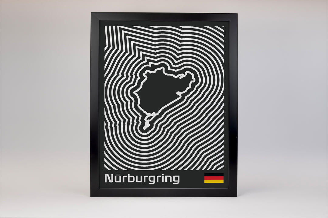 24 Hours of Nürburgring Poster – Line Series