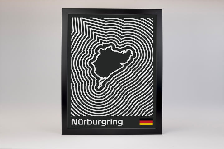 24 Hours of Nürburgring Poster – Line Series