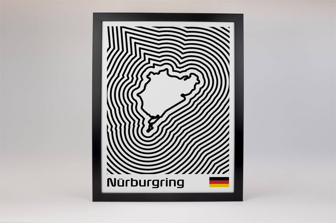 24 Hours of Nürburgring Poster – Line Series