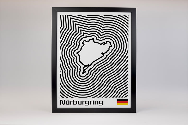24 Hours of Nürburgring Poster – Line Series