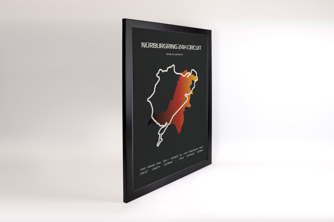 24 Hours of Nürburgring Poster – Minimal Series