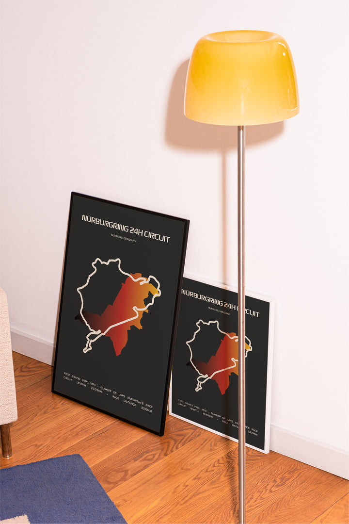 24 Hours of Nürburgring Poster – Minimal Series