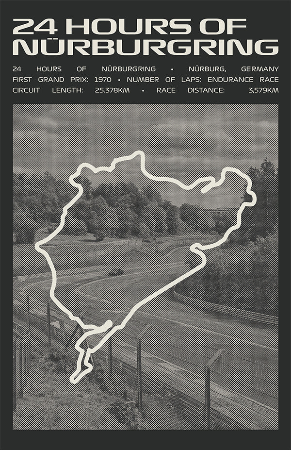 24 Hours of Nürburgring Poster – Picture Series