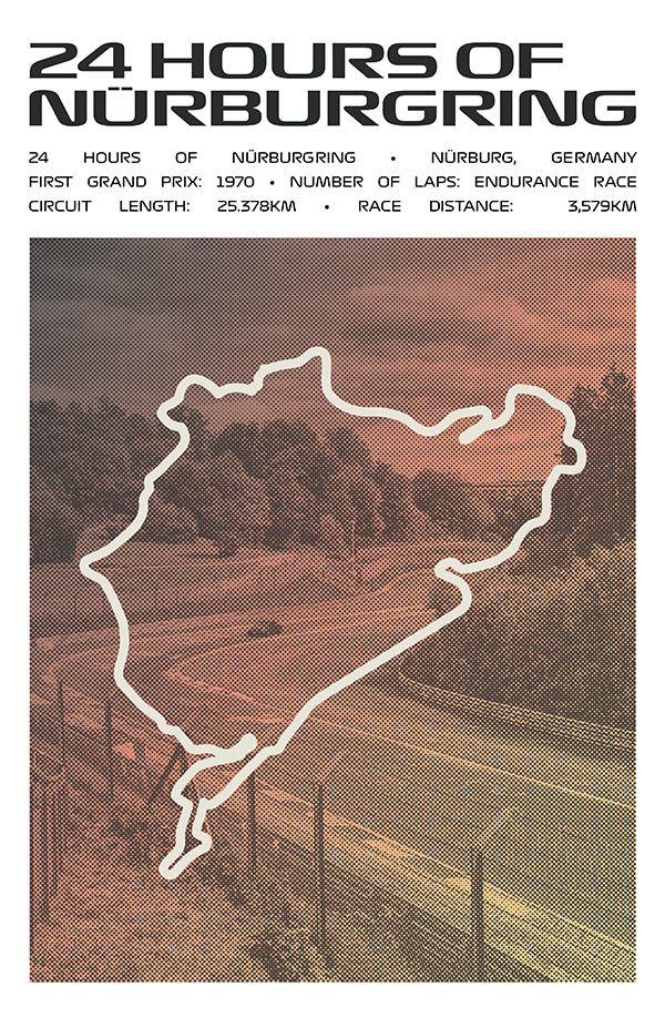 24 Hours of Nürburgring Poster – Picture Series