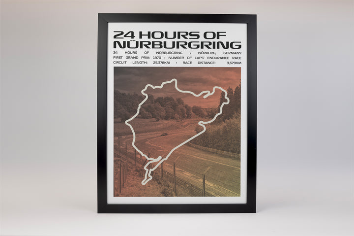 24 Hours of Nürburgring Poster – Picture Series