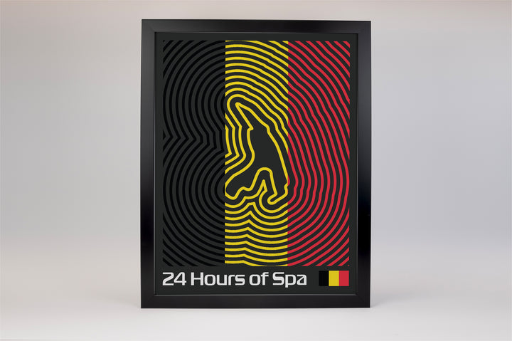 24 Hours of Spa Poster – Line Series