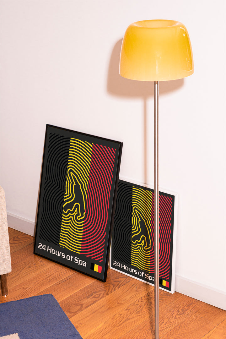 24 Hours of Spa Poster – Line Series