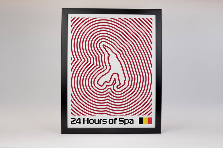 24 Hours of Spa Poster – Line Series