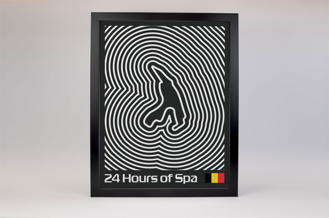 24 Hours of Spa Poster – Line Series