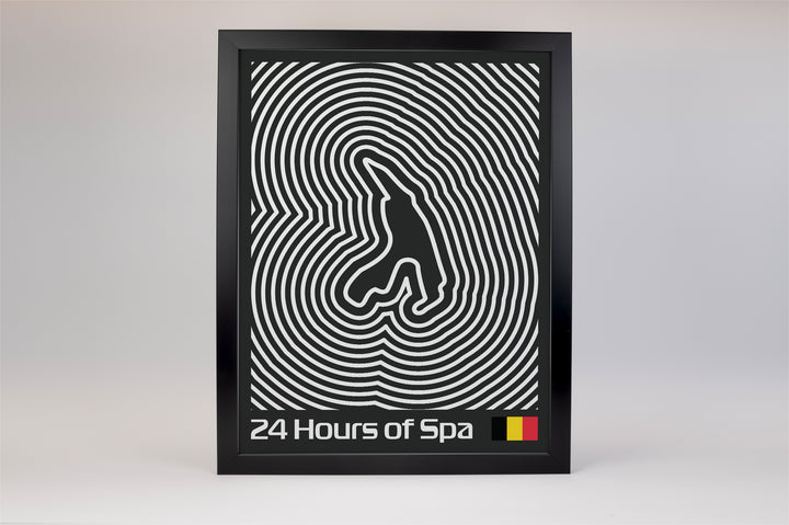 24 Hours of Spa Poster – Line Series