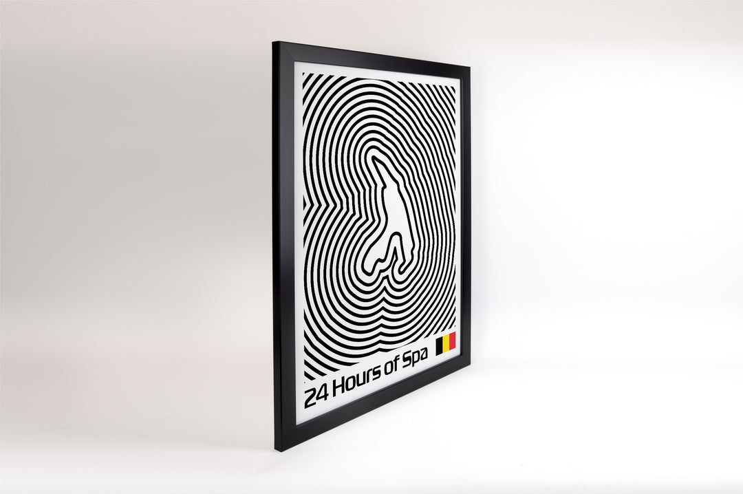 24 Hours of Spa Poster – Line Series