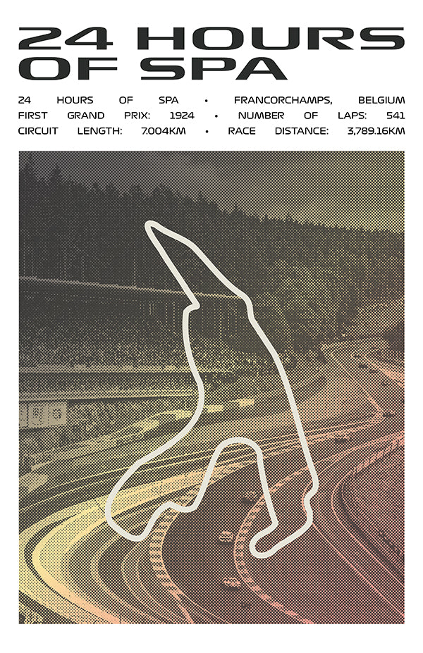 24 Hours of Spa Poster – Picture Series