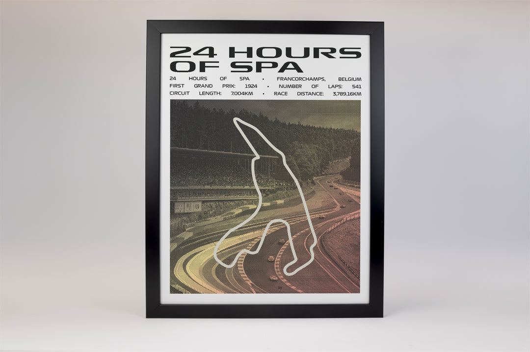 24 Hours of Spa Poster – Picture Series