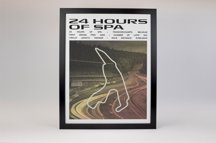 24 Hours of Spa Poster – Picture Series