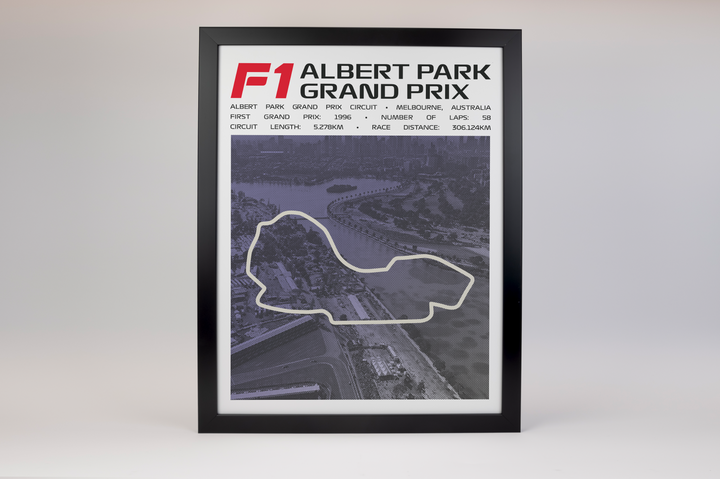 Albert Park Circuit Poster – Picture Series