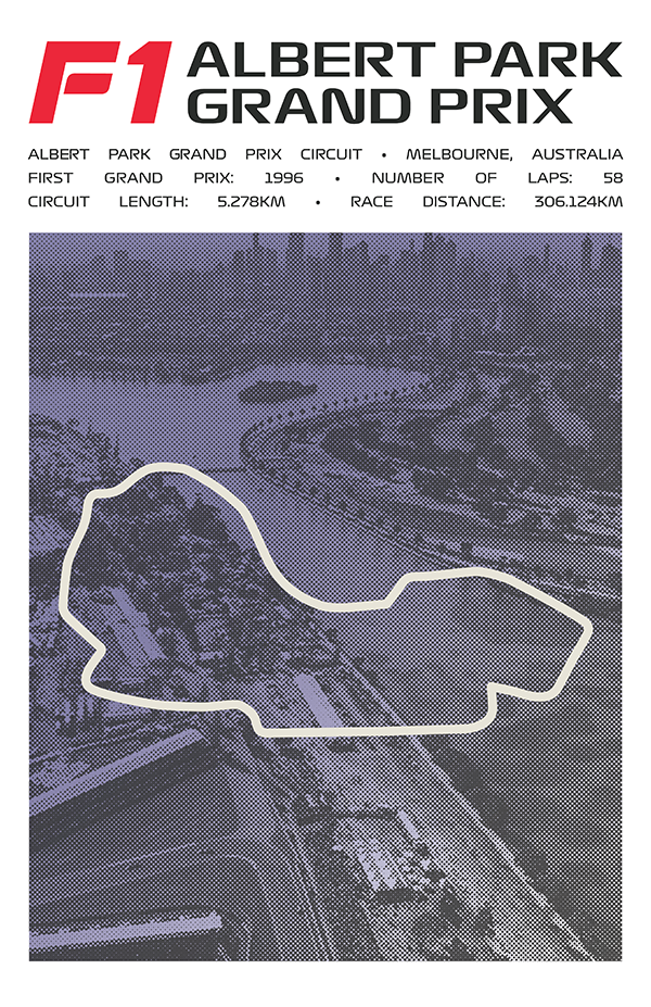 Albert Park Circuit Poster – Picture Series