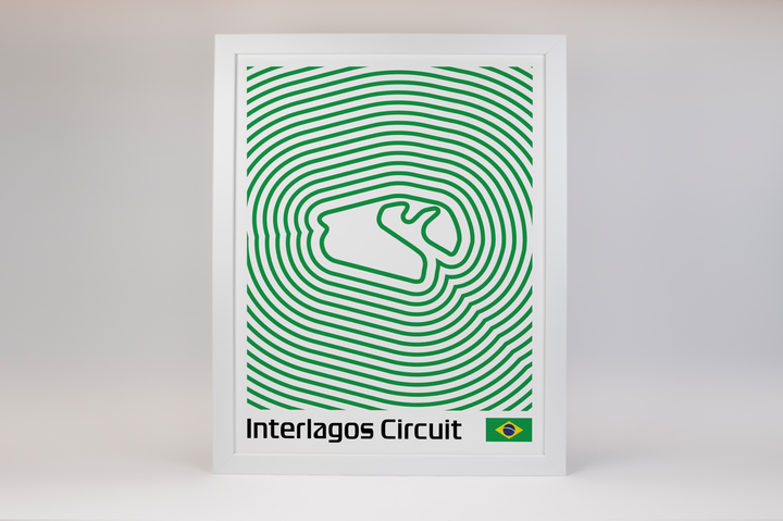 Autódromo José Carlos Pace Poster – Line Series