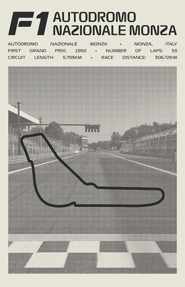 Autodromo Nazionale Monza Poster – Picture Series