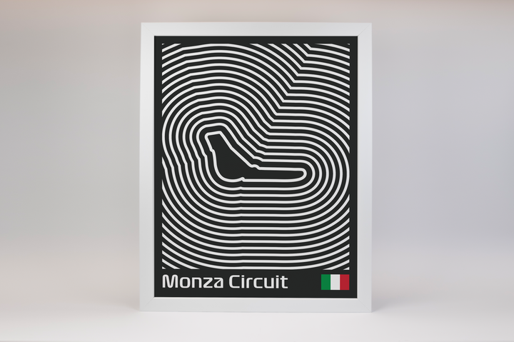 Autodromo Nazionale Monza Poster – Line Series
