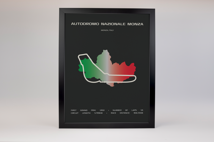 Autodromo Nazionale Monza Poster – Minimal Series