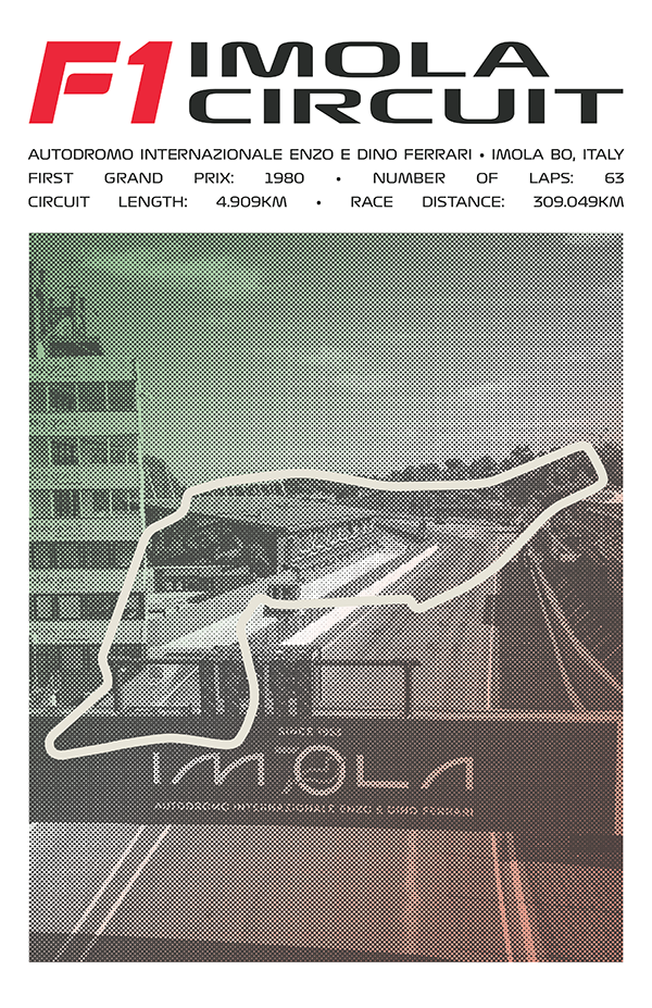 Autodromo Internazionale Enzo e Dino Ferrari Poster – Picture Series