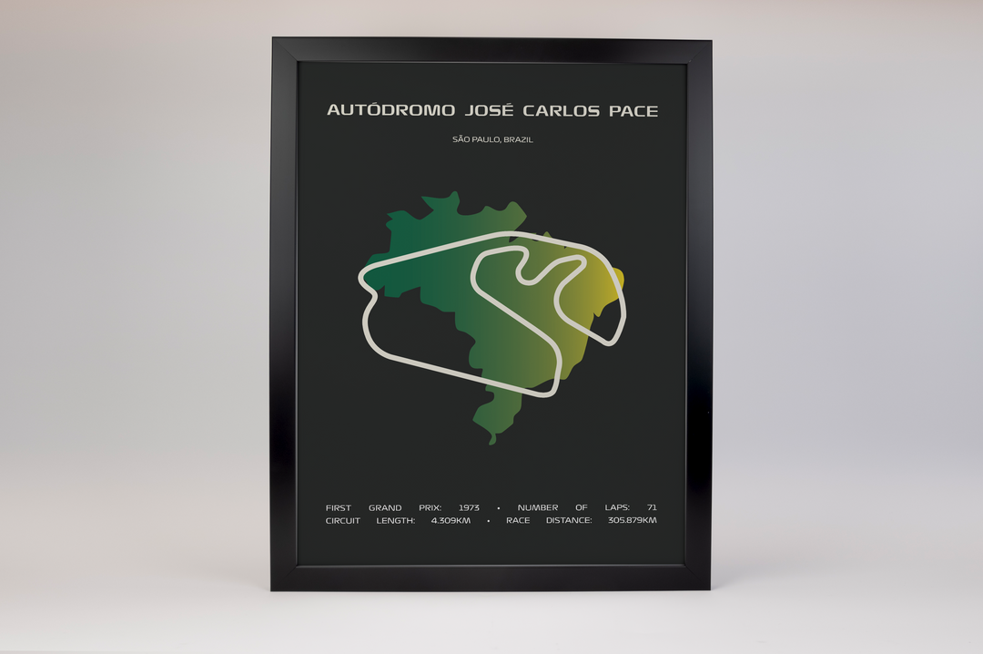 Autódromo José Carlos Pace Poster – Minimal Series