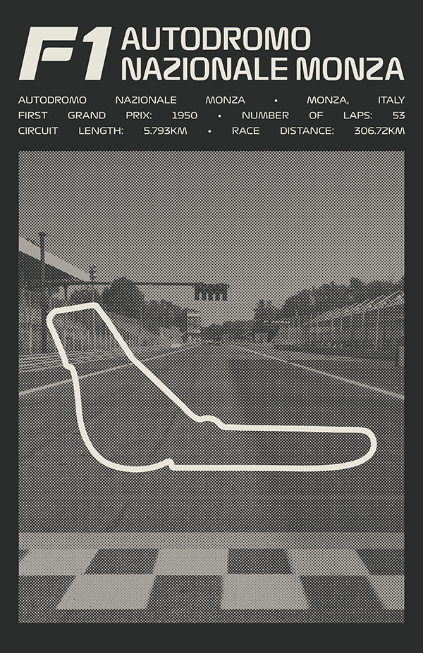 Autodromo Nazionale Monza Poster – Picture Series