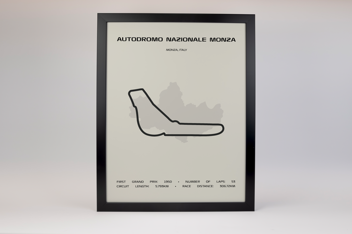 Autodromo Nazionale Monza Poster – Minimal Series
