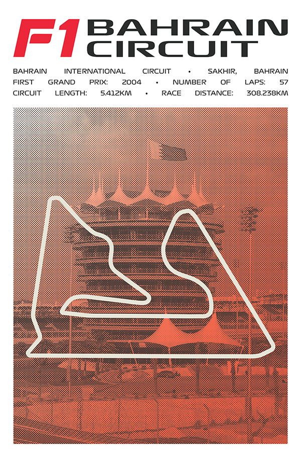 Bahrain International Circuit Poster – Picture Series