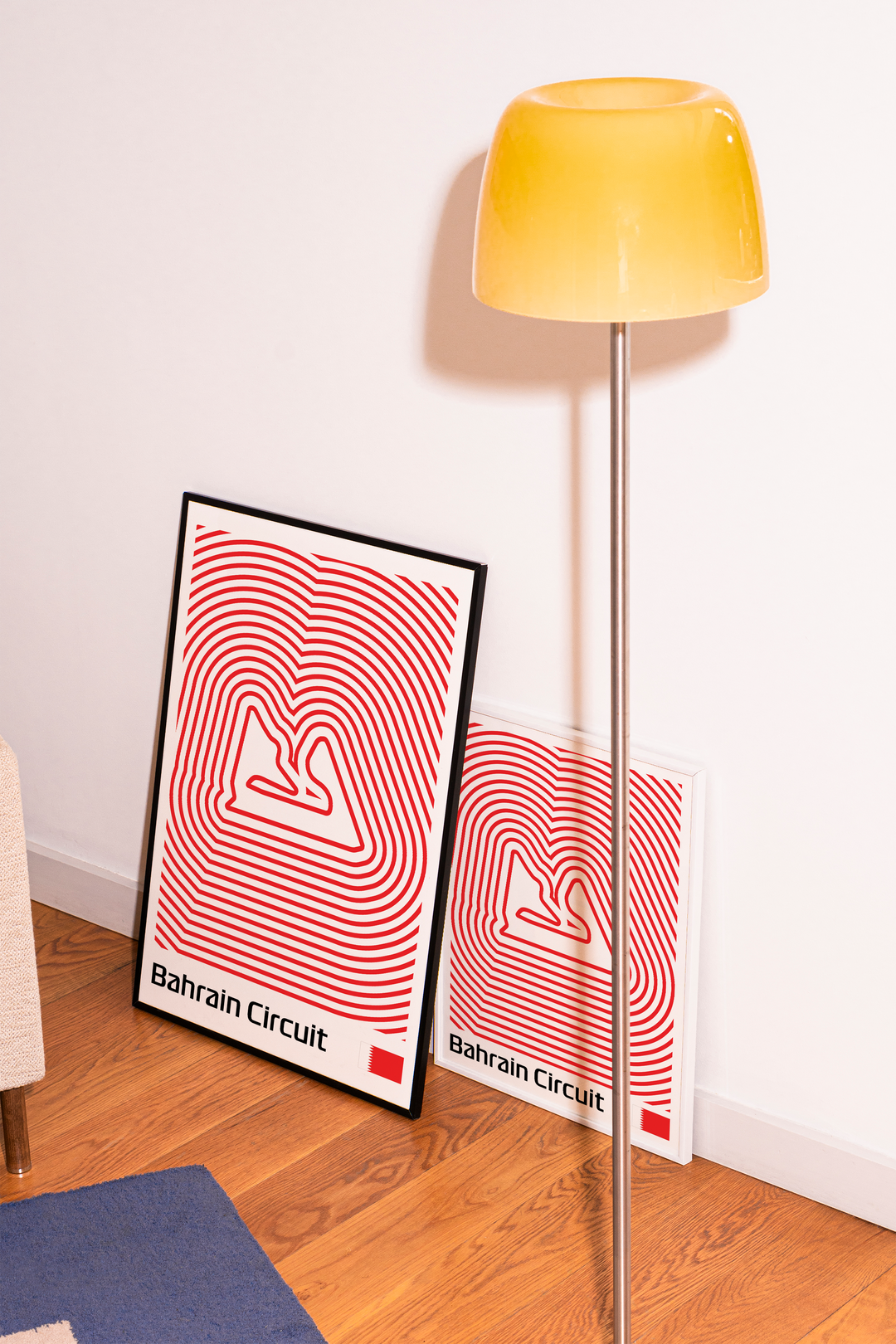 Bahrain International Circuit Poster – Line Series