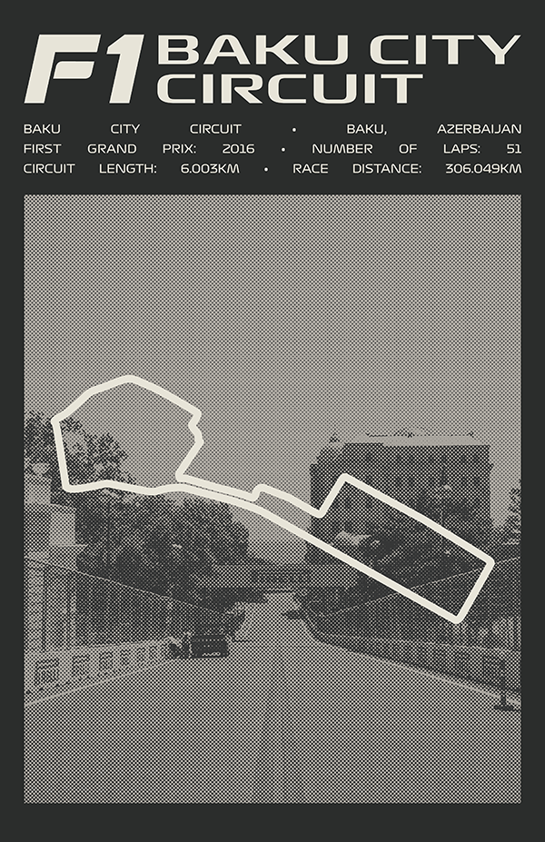 Baku City Circuit Poster – Picture Series