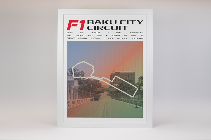 Baku City Circuit Poster – Picture Series