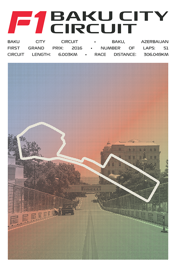 Baku City Circuit Poster – Picture Series