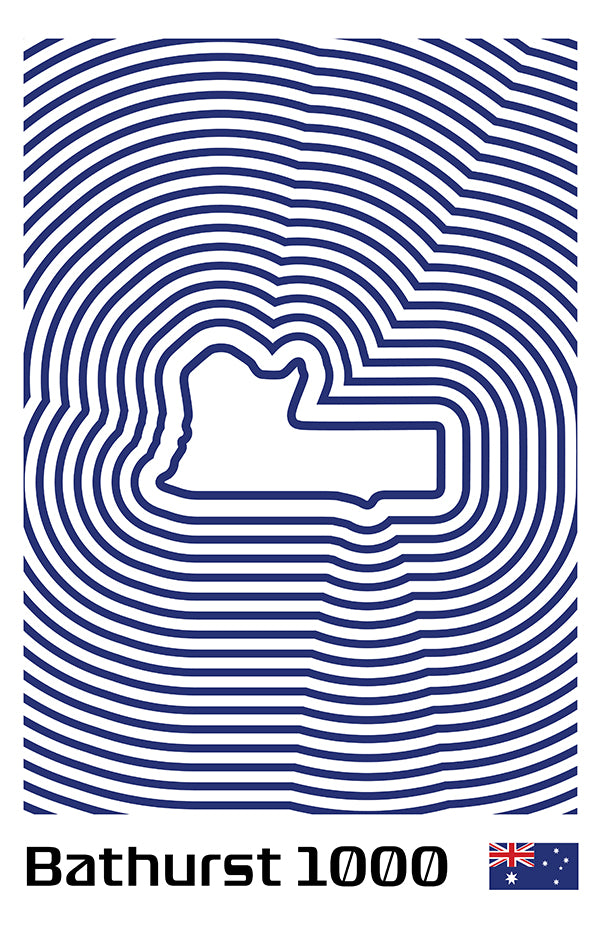 Bathurst 1000 Poster – Line Series