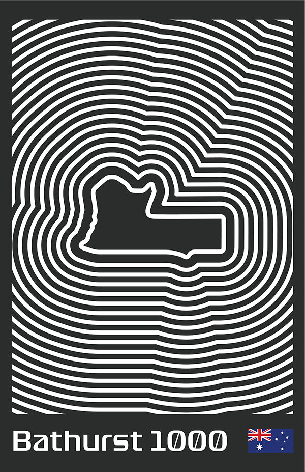 Bathurst 1000 Poster – Line Series