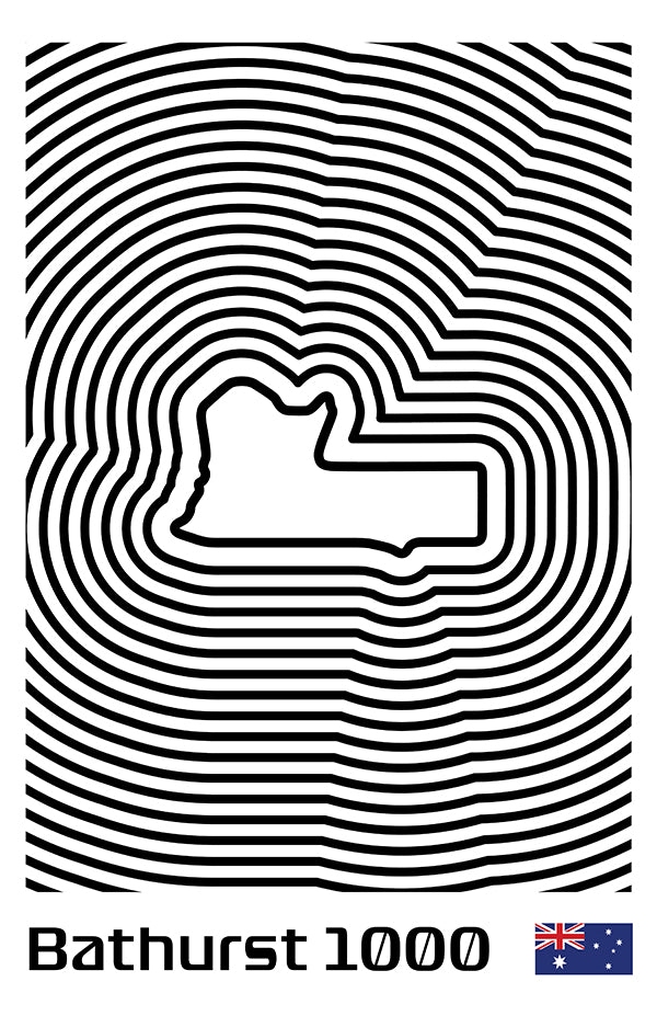 Bathurst 1000 Poster – Line Series