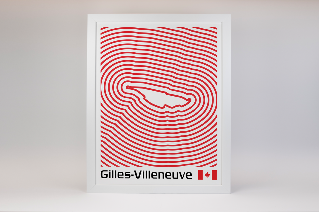 Circuit Gilles-Villeneuve Poster – Line Series