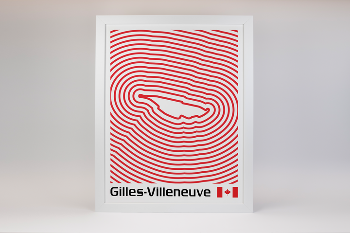 Circuit Gilles-Villeneuve Poster – Line Series