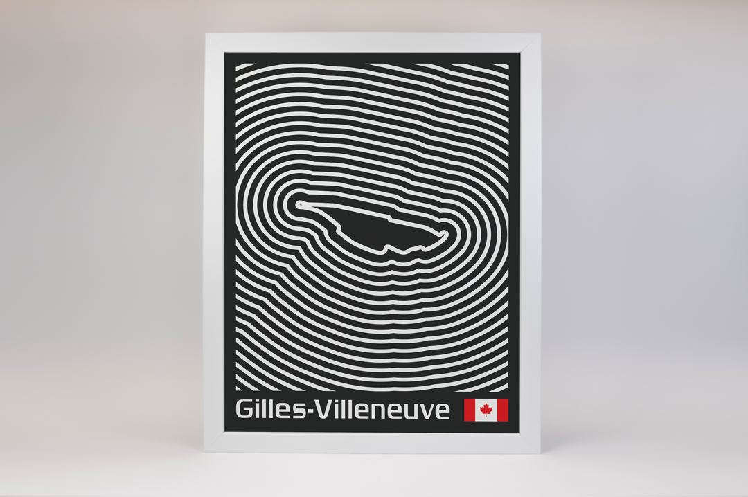 Circuit Gilles-Villeneuve Poster – Line Series