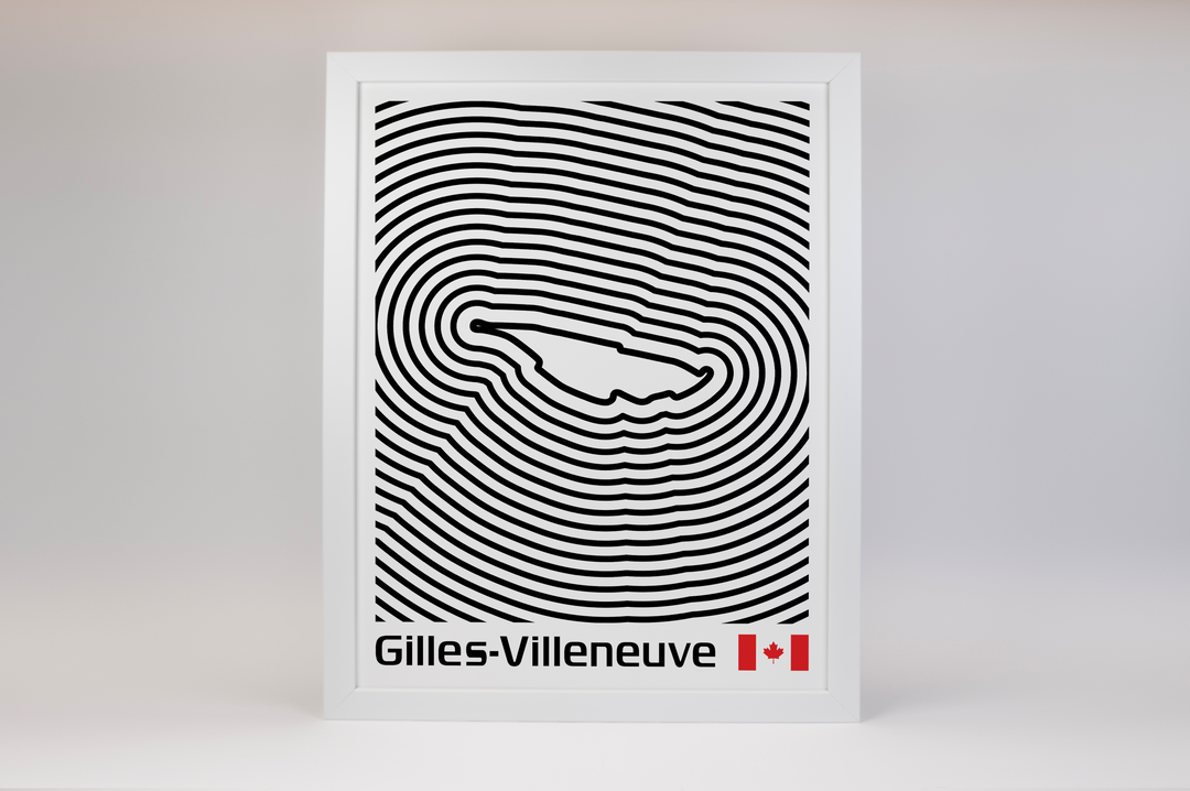 Circuit Gilles-Villeneuve Poster – Line Series